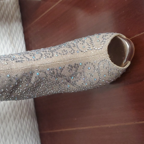 Lauren Lorraine glitter booties size 6.5 - Picture 6 of 11